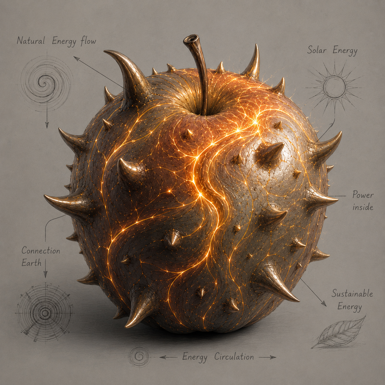 Apple Sculpture